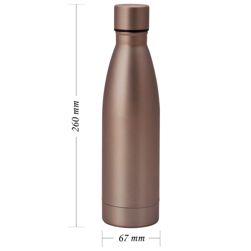 Personalizowana butelka próżniowa 500 ml z nadrukiem UV na podróż