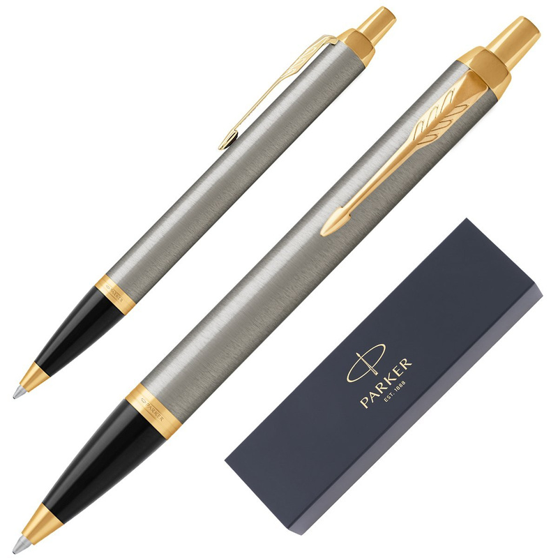 Prezentowy długopis Parker IM Brushed Metal GT z grawerem