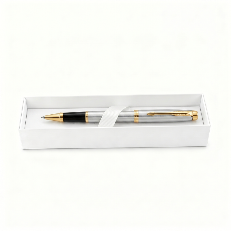 Pióro kulkowe Parker IM Core Brushed Metal GT – elegancki prezent na Pierwszą Komunię Świętą