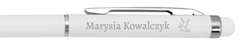 Podziękowania dla gości - urodzinki – personalizowany długopis z dedykacją i zdjęciem
