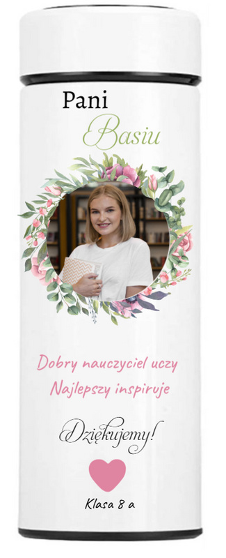Dzień Nauczyciela: kubek z LED i personalizacją nadrukiem UV