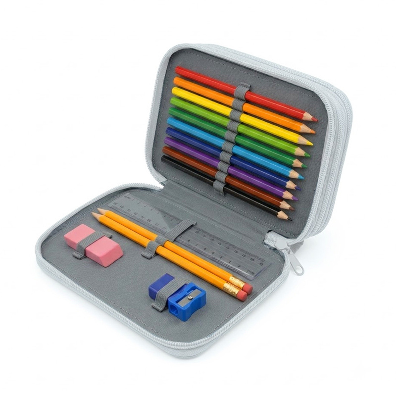 Personalizowany piórnik czterokomorowy HUNTR/X z imieniem