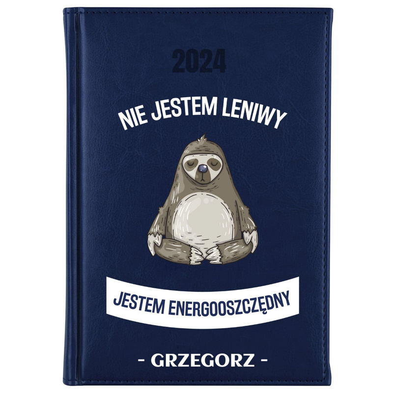 Kalendarz na 2024 rok - dzienny / A5 / z kolorowym nadrukiem na okładce