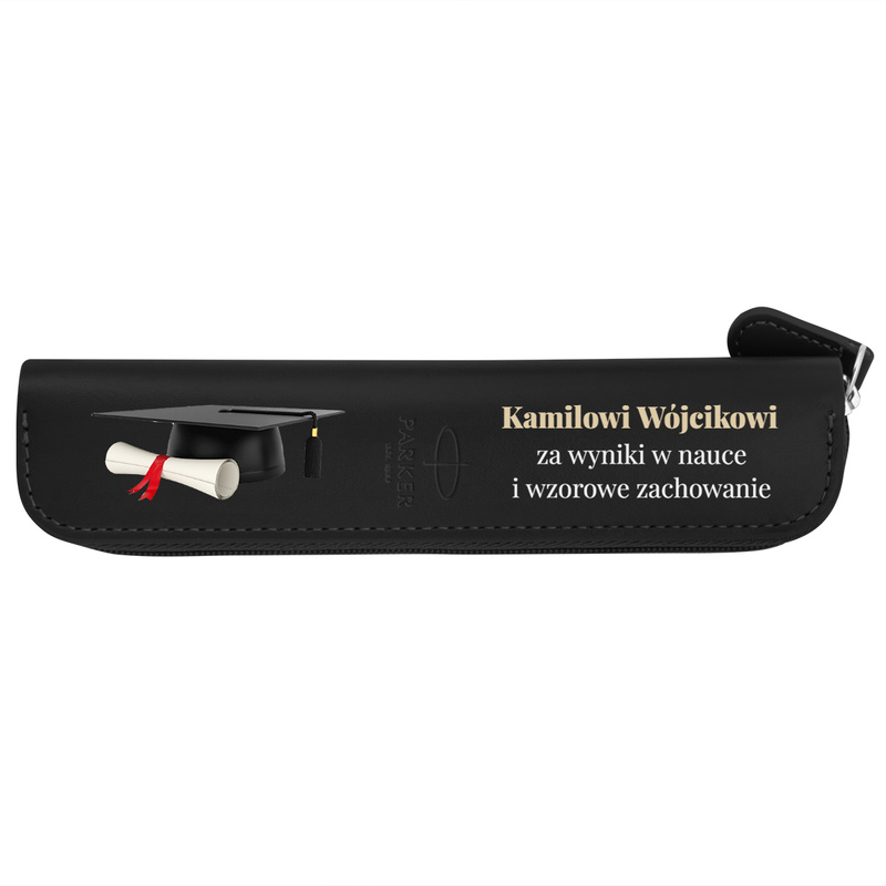 Zestaw Parker Jotter CT Black CT z grawerem na zakończenie roku
